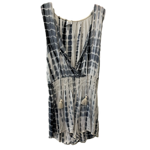 Beca tie dyed romper, swim suit cover, large
